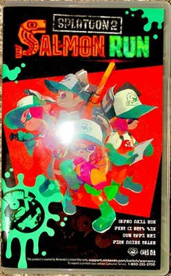 Splatoon 2 Nintendo Switch Game with Custom Alternative Art Salmon Run