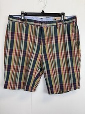 Polo Ralph Lauren Shorts Mens 36 Authentic Plaid Indian Madras Preppy 9.5