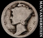 1916 Mercury Dime- Silver- Scarce Better Date No Reserve #J2082