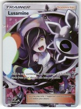 Lusamine 153/156 Ultra Rare Ultra Prism Pokemon Damaged on eBay