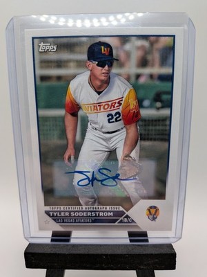 2023 Topps Pro Debut Tyler Soderstrom Auto #PD-28 Oakland Athletics