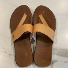 REEF 2260/01 Brown Tan Women s Thong Sandals ...