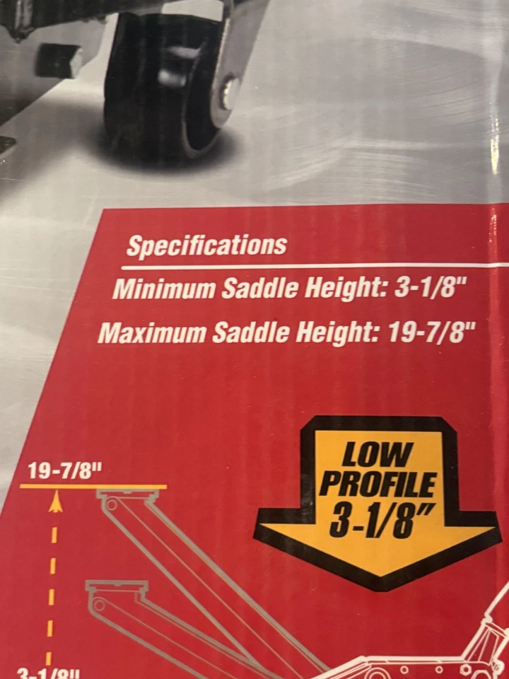 PITTSBURGH AUTOMOTRIZ GATO DE PISO DE 3 TONELADAS BAJO PERFIL BOMBA RÁPIDA CON ENVÍO GRATUITO Foto 2 de 2