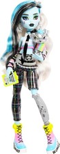 Frankie Stein Doll, Welcome Committee Set with 15 Accessories Including Poste...