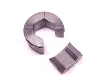 4pcs SET S-35 SMOOTH HEXAGON COLLET PADS 2-1/8" MADE IN USA CNC MACHINIST 2.125