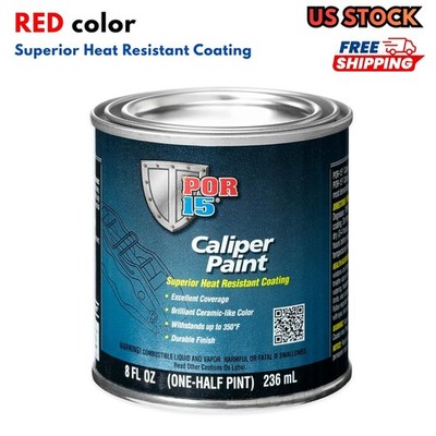 8 fl.Oz High Temperature Brake Red Caliper Paint Superior Heat Resistant Coating