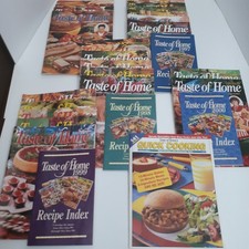 Taste of Home Magazine Vintage 1996-2000 Lot of 24  Recipe Indexes