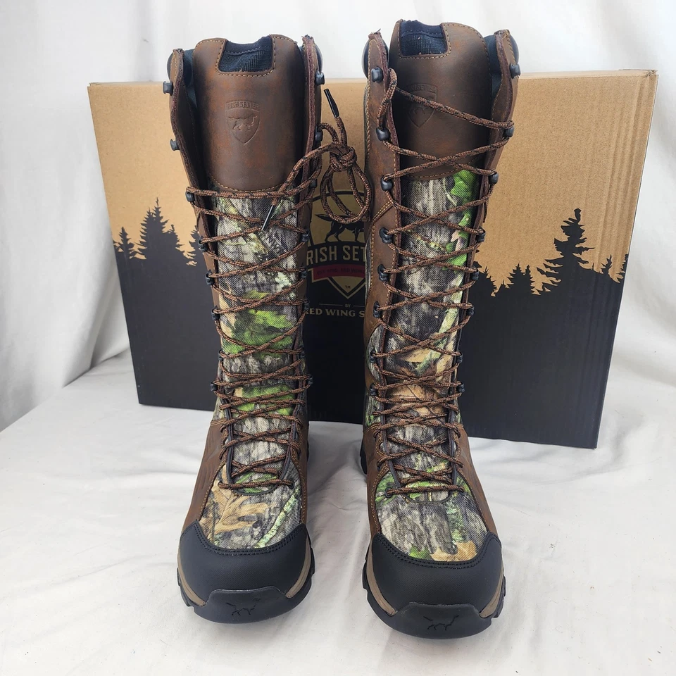 Red Wing Irish Setter Terrain Snake Hunting Waterproof 17” Boots Mens Sz 10.5 D - Image 3 of 4