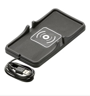 Cartrend 90128 Wireless Charger Ladepad kabellos Aufladen schwarz Rutschfest KFZ
