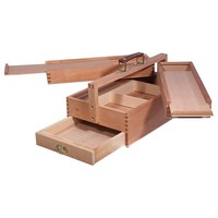 Malkoffer Holz Malkasten KüNstlerkoffer Teilig Artina Stiftekoffer Buchenholz