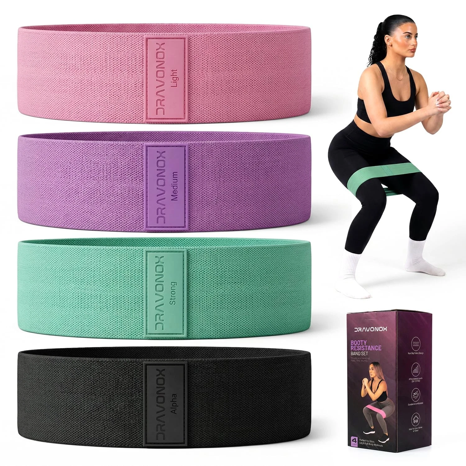 Resistance Bands, Workout Bands, Exercise Bands for Working Out with Workout ...