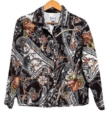 Chicos Jacket 2 Embroidered Colorful Boho Cottagecore Hippie Peasant