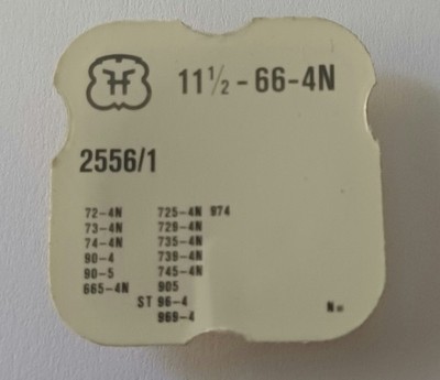 NOS Swiss FHF ST 96-4 969-4 Date Driving Wheel 2556 1 Sealed Rueda Calendario Re