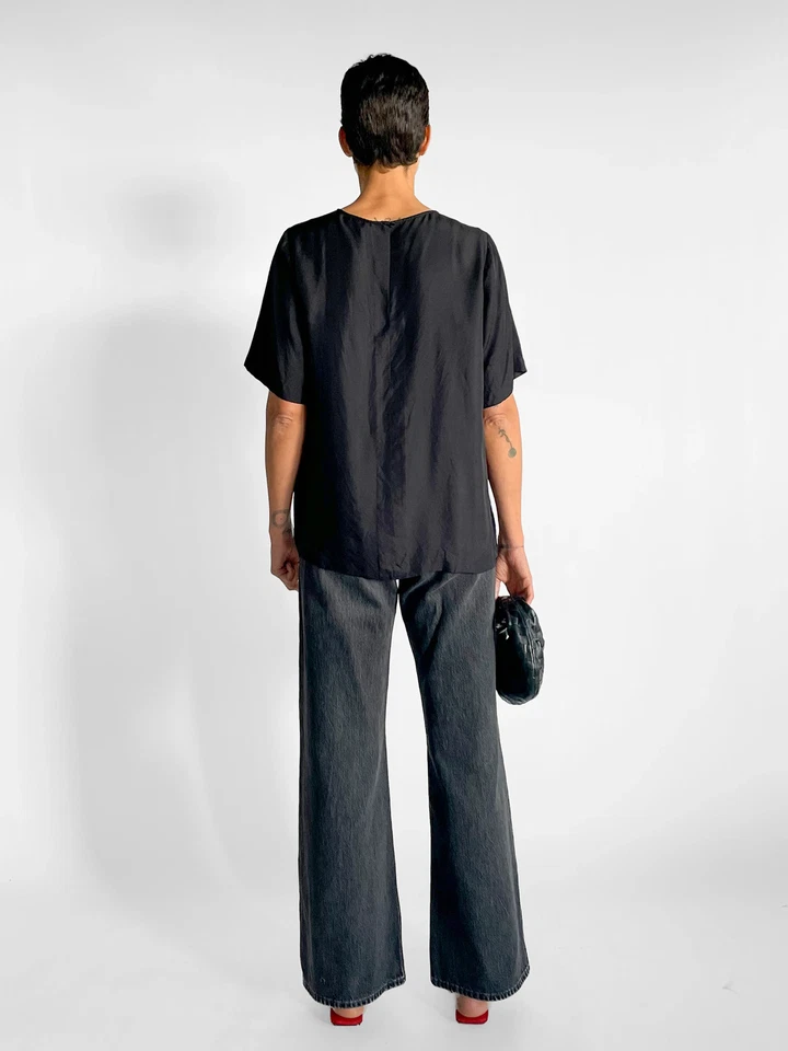 Jac + Jack Silk Top - image 3 of 4