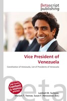 Lambert M. Surhone (U. A.) | Vice President Of Venezuela | Taschenbuch (2026)