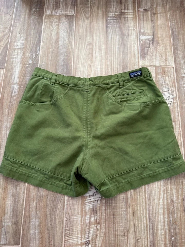 Pantalones Cortos Patagonia Para Hombres 36 Verde Stand Up Algodón Orgánico Chino 5 Pulgadas Entrepierna Foto 2 de 4