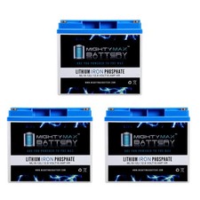 Mighty Max 12V 18AH Lithium Replaces Zappy Classic electric scooter - 3 Pack