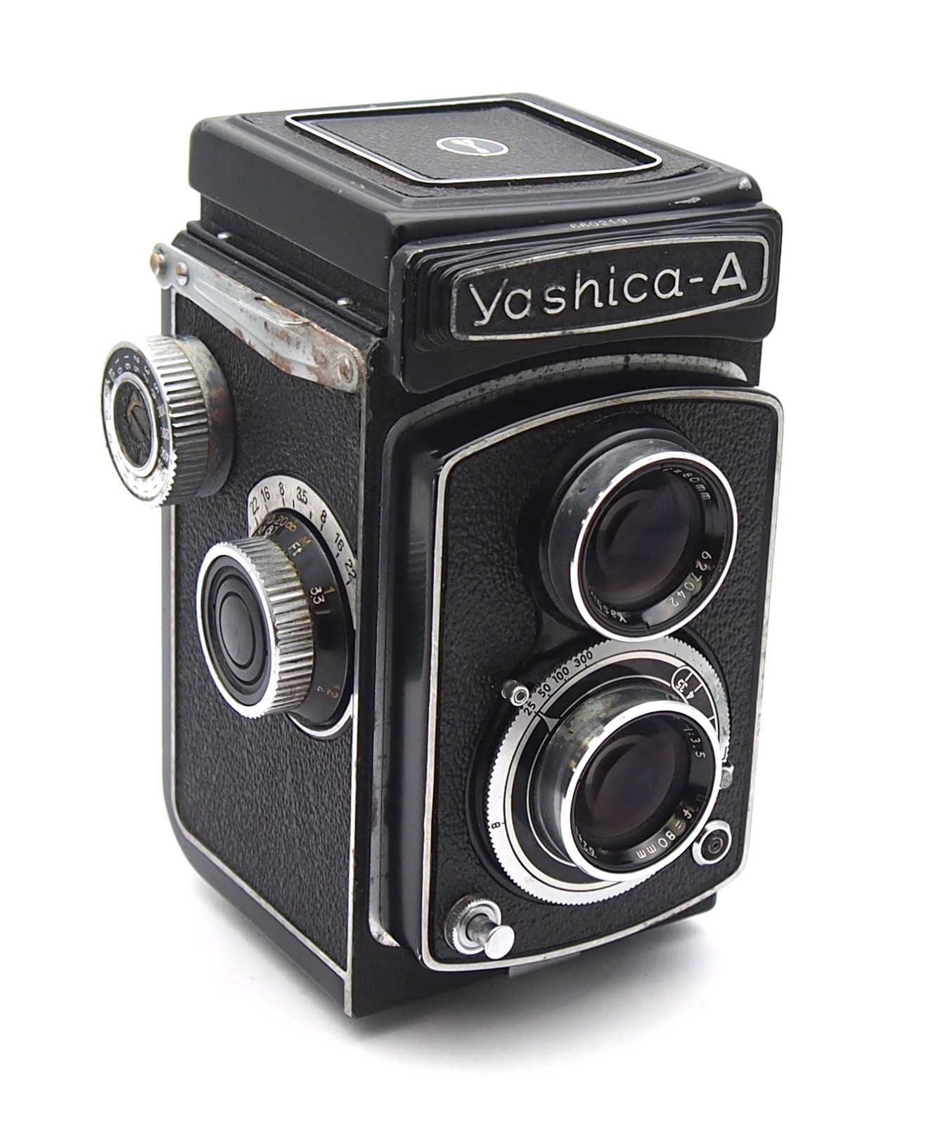 Yashica A 120 6x6 TLR Camera w/ 80mm F3.5 Yashikor Lens - UK Dealer