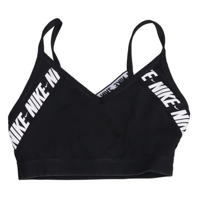 Nike, Sport-BH, Größe: S, Schwarz/Weiß, Print, Damen #ETt