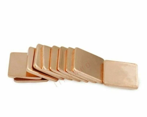Lightweight Copper Hearsinks Cooling Copper Pad Shim laptop CPU GPU - 10 Pcs