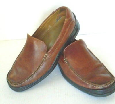 Men’s Size 11 Cole Haan Nike Air Brown Leather Moccasin Stitch Loafers (ABBA) Cole Haan Nike Air Men main image 4