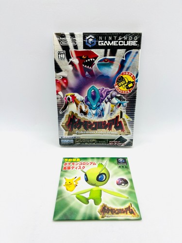 Pokemon Colosseum mit Celebi Bonus Disc Disk Nintendo Gamecube NGC GC CIB KOMPLETT