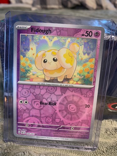 Cosmos Holo Paldean Fates Promos COSTCO- Pikachu, Fidough, Greavard, Maschiff - Picture 3 of 5