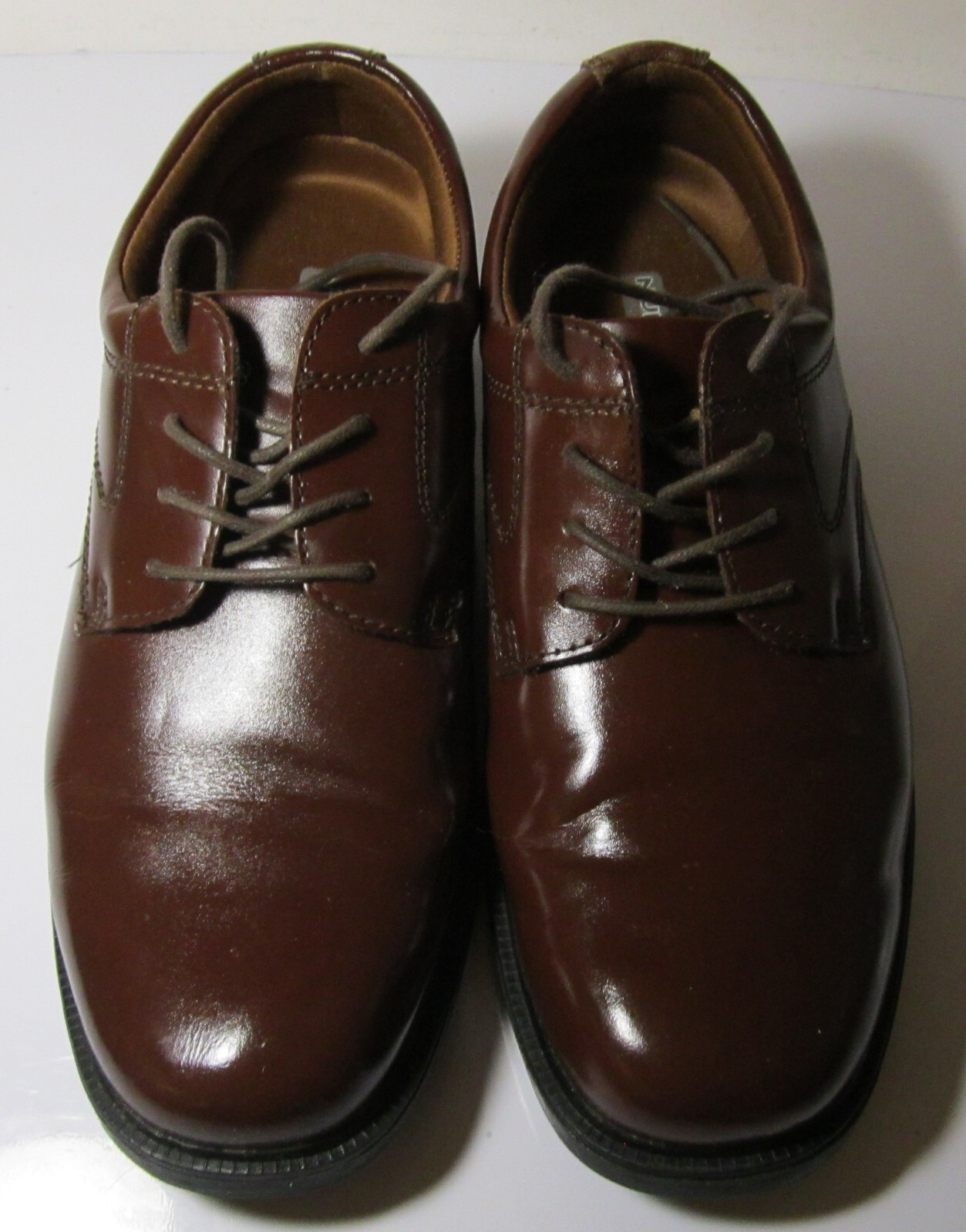 SAOLA Scarpe eleganti Nunn Bush da uomo 9M antiscivolo pelle marrone Oxford indossate una volta