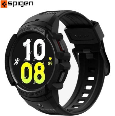 Schutzhülle mit Armband für Galaxy Watch 5/4 44mm Spigen Case Cover Futeral Etui