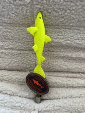 Dogfish Head Craft Brewed Ales Yellow Shark Beer Tap Handle. Pub, Tiki Bar, Cave