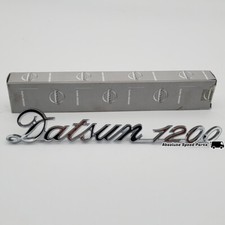 New Genuine Datsun 1200 Trunk Lid Emblem Boot Badge Nissan