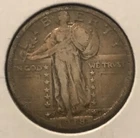 1918-d Standing Liberty Quarter, VF, Scarce