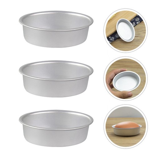 6 Pcs Small Cake Pan Oval Cake Pans Cookies A Tin Chocolate Cake