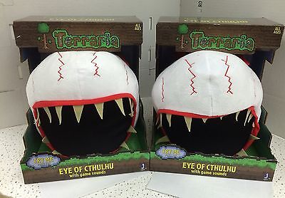 TERRARIA Eye of Cthulhu Feature Plush Toy(22 cm)with Game Sounds Twins Pack | eBay
