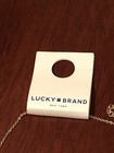 lucky brand gold plated set stone pendant necklace new with tags — photo 8
