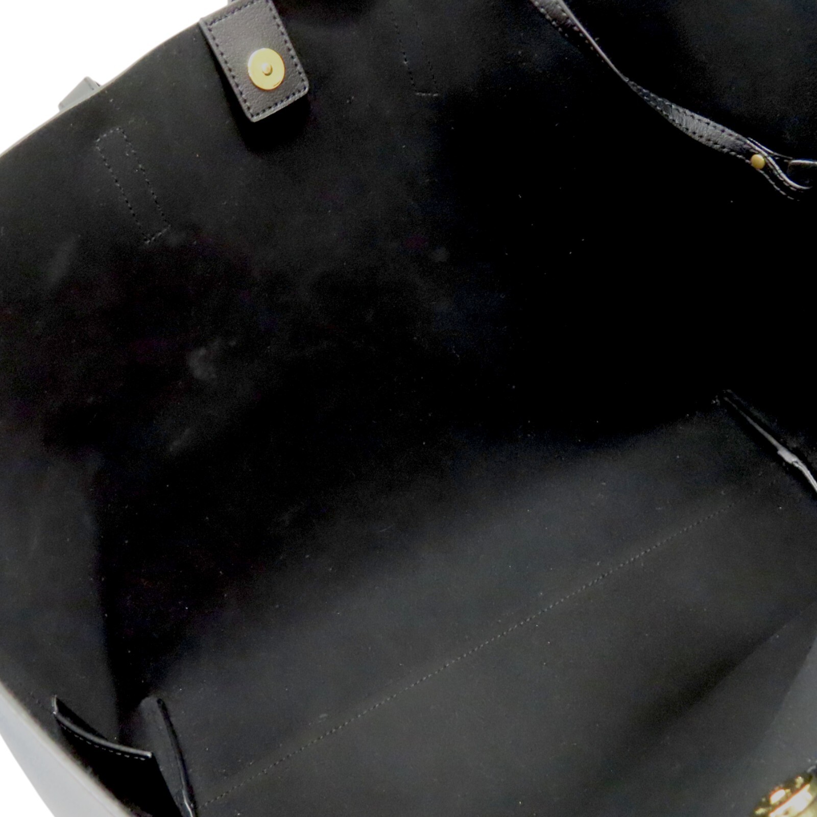 Borsa a tracolla SAINT LAURENT shopping pelle di vitello nera 600281