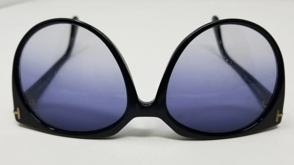 TOM FORD Agatha Sunglasses TF370 Tom Ford Womens Sunglasses Square Agatha TF 370 01B Black | eBay main image 3