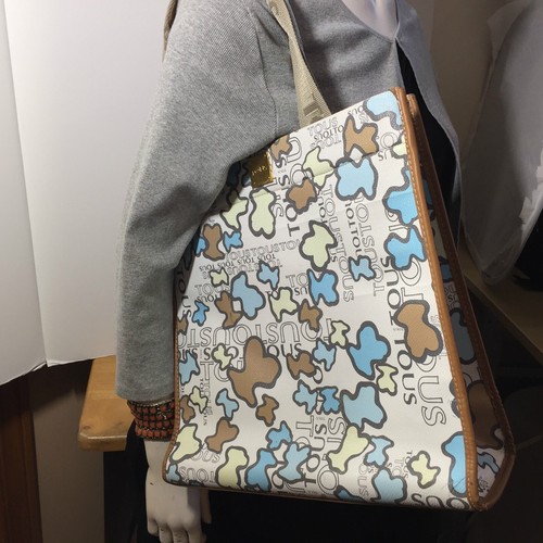 Bolso de hombro TOUS KAOS de colección TOTE grande COMPRAS OSO monograma CUERO VEGANO - Imagen 18 de 19