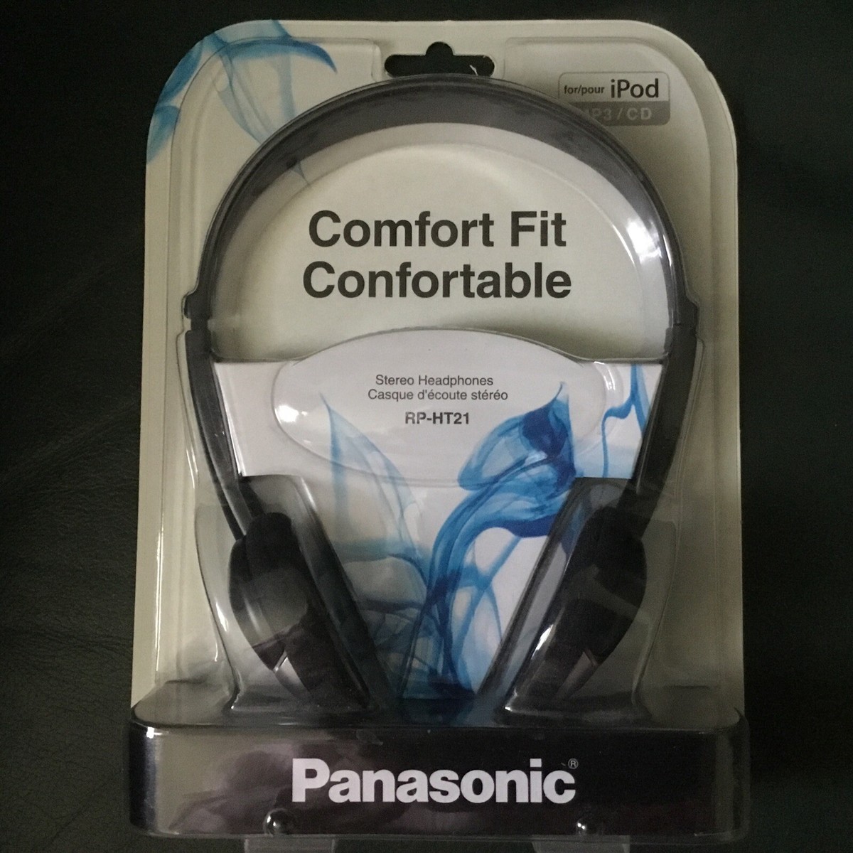 Panasonic RP-HT21 Headband Headphones Black/Silver for sale