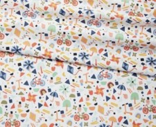 NWT Pillowfort Playtime Microfiber Full Sheet Set Multicolor Certified Oeko-Tex