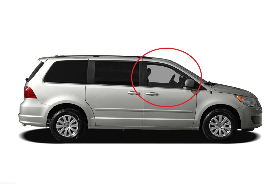 Fits 09-12 Volkswagen Routan Passenger Right Side Front Door Glass DD11369 GTN - Изображение 2 из 2