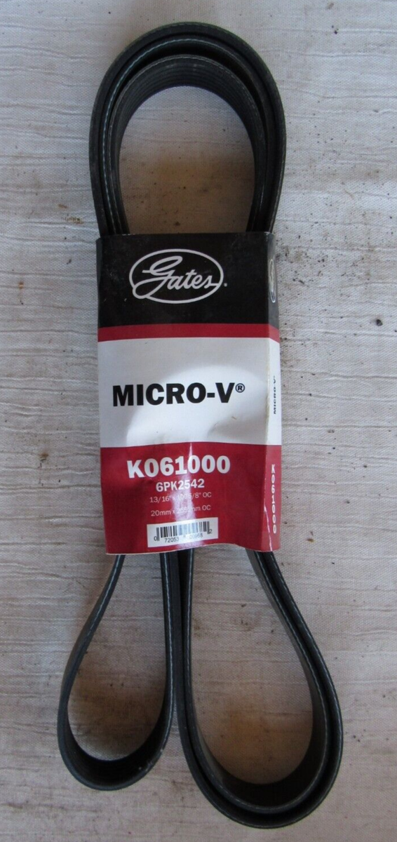 GatesMicro-V Belt K06100 6PK2542 13/16