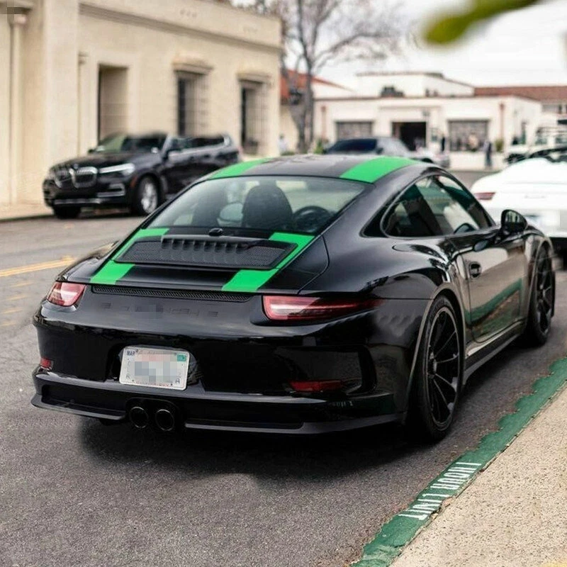 Graphics Racing Stripe Sticker Kit For Porsche 911R Hood Roof Rear Vinyl Decal Foto 4 de 4