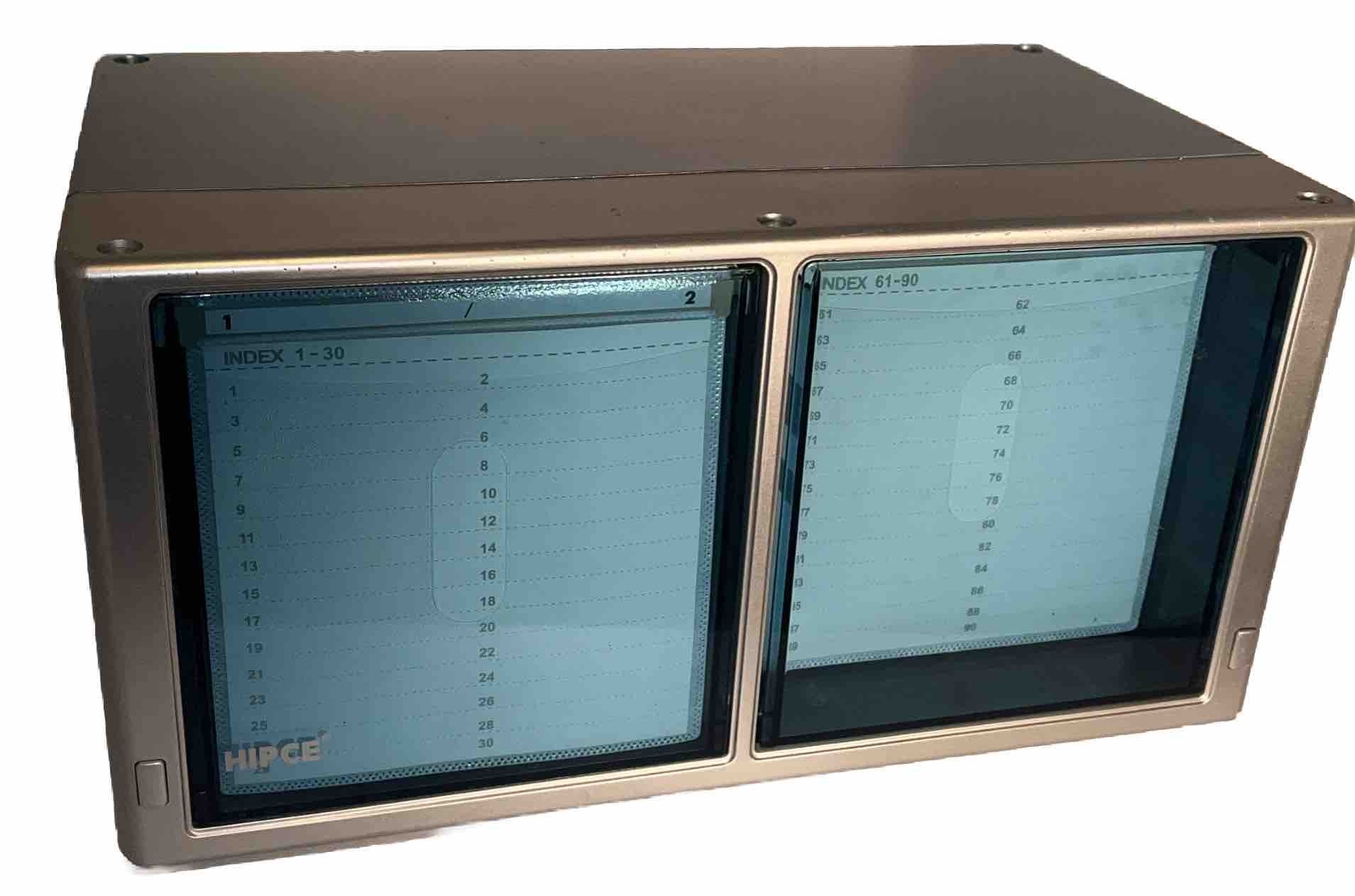 HIPCE 120 Sleeve Cd One Touch CD/DVD Storage Box Blue&Silver, Stackable