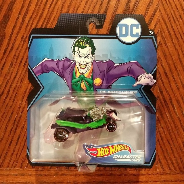 Hot Wheels Diecast Character Cars DC Series The Joker HOTROD 2019 for