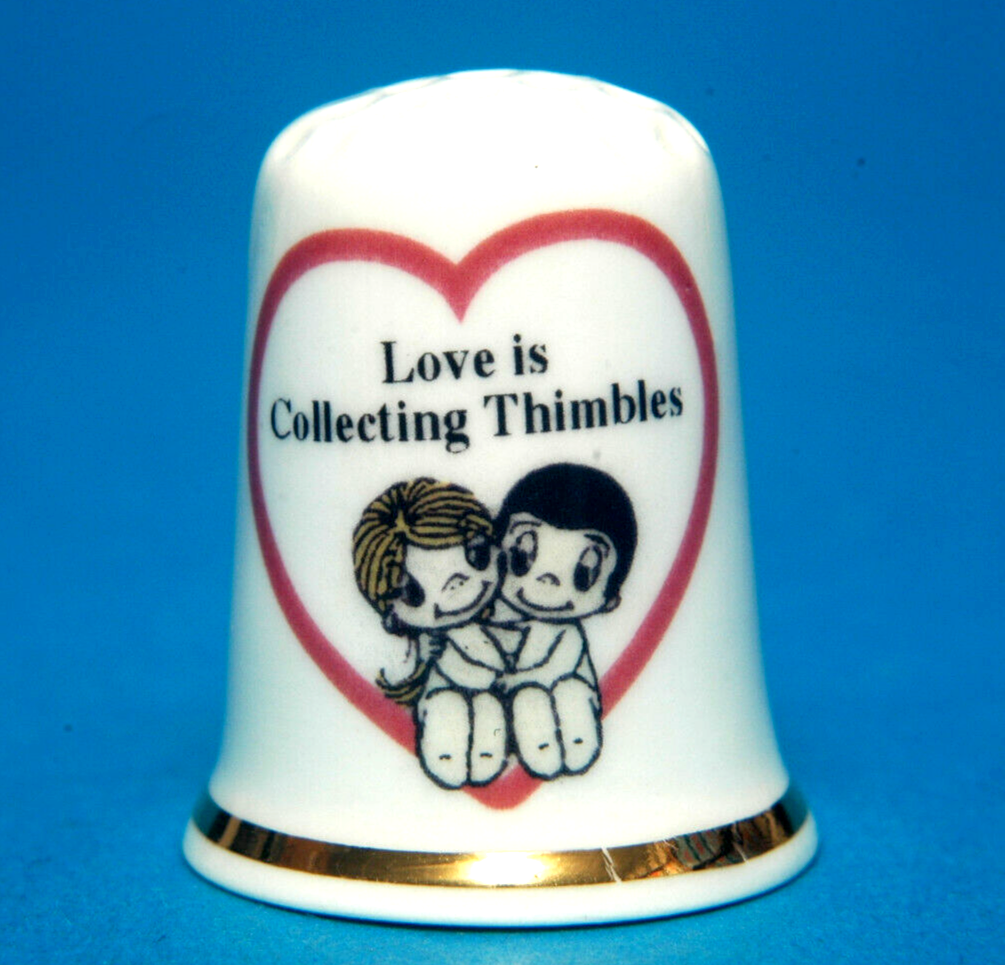 Miss Mouse Exclusive Love Is Collecting Thimbles China Thimble B/117 eBay