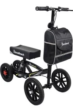 KNEE WALKER SCOOTER BLESSREACH All-Terrain Foldable Disc Brake for Foot Injuries