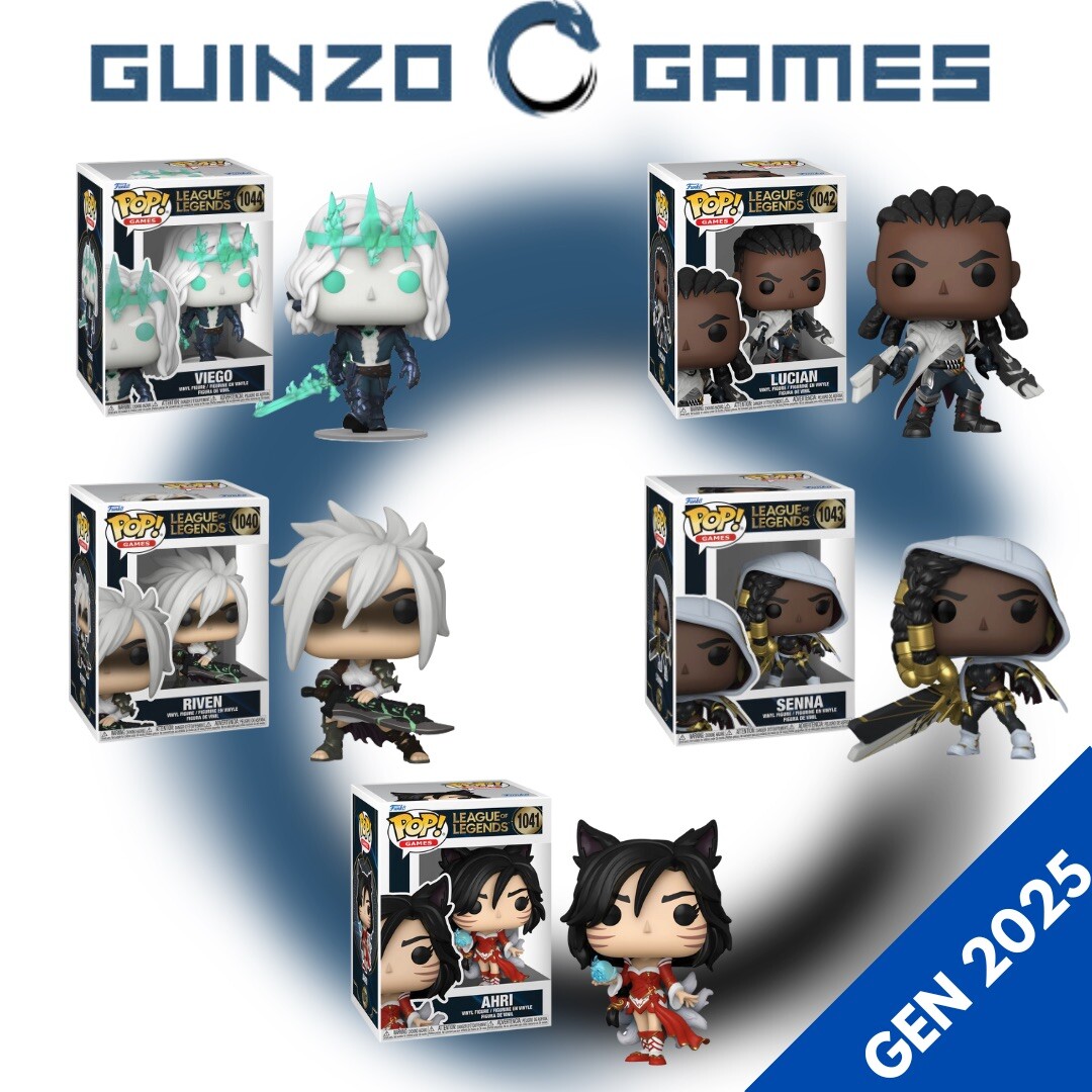 League of Legends POP! Games Vinyl Figures complete pack