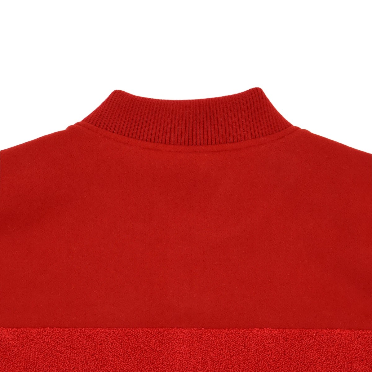 Supreme Big Logo Chenille Varsity Jacket Red View 4