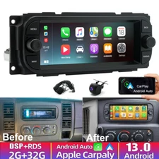 For 2003-2006 Jeep Wrangler 6.86" Fit for Carplay Car Stereo Radio Android 13